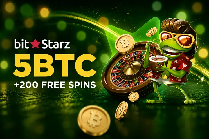 BitStarz award-winning casino review graphic