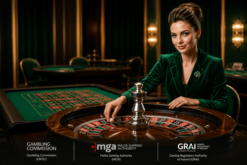 Licensed online live roulette casino safety and security in Ireland