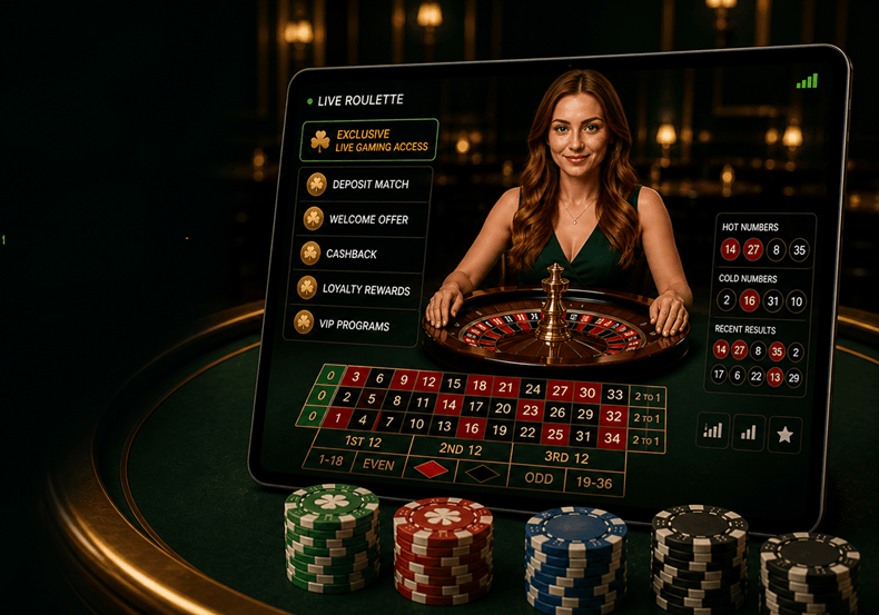 Playing online live roulette on mobile in Ireland